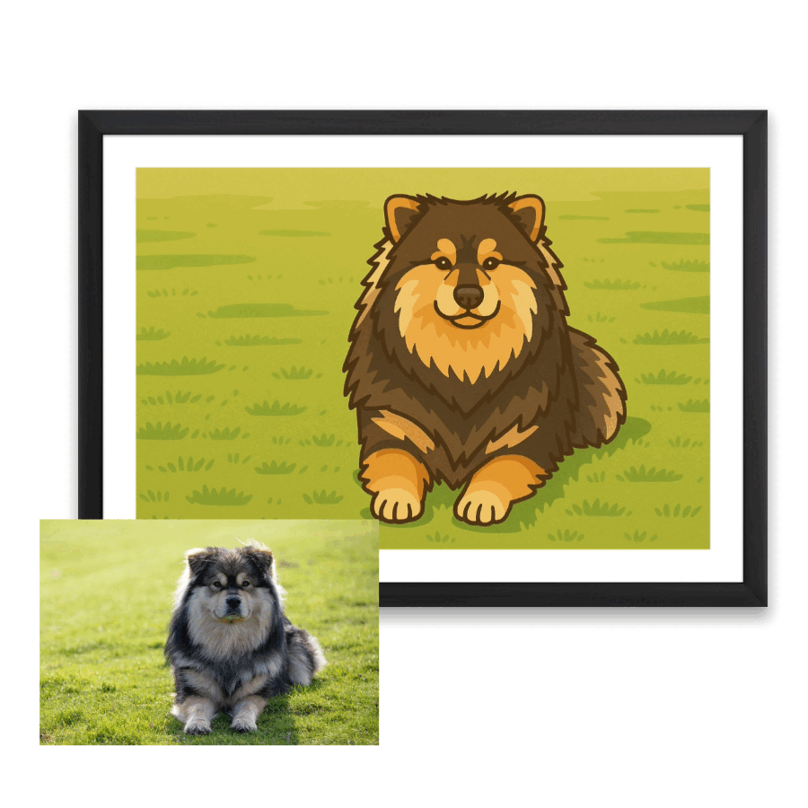 Custom Illustrated Paint-By-Numbers